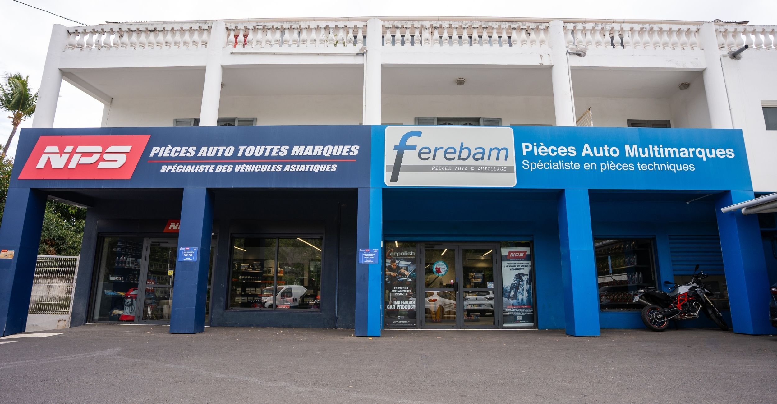 Image façade du magasins FEREBAM de Saint-Paul