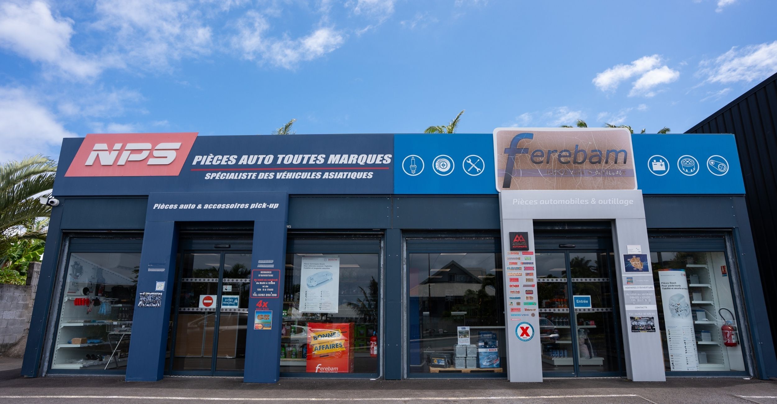 Image façade du magasin FEREBAM de Saint-Joseph