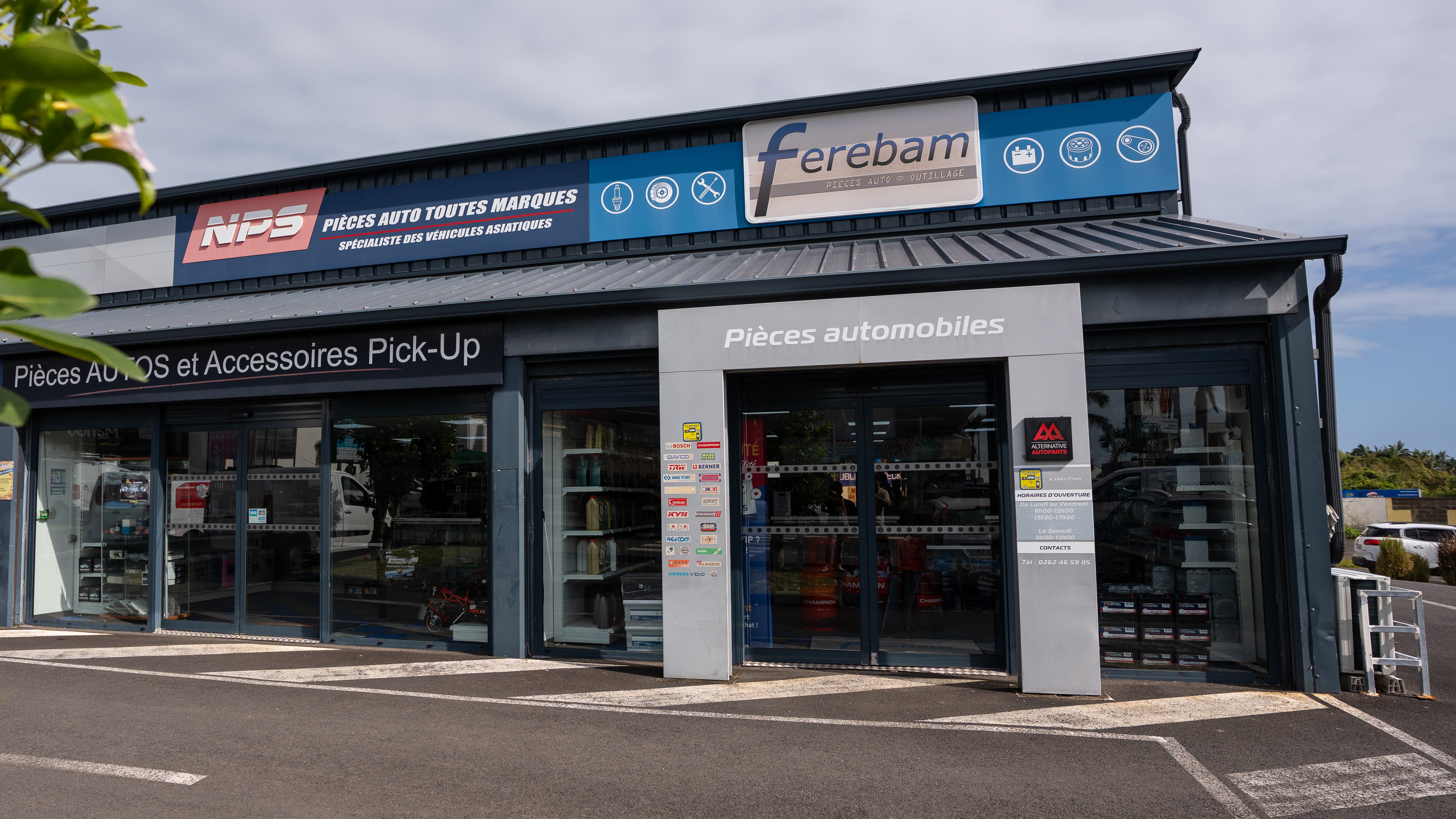 Photo de la façade du magasin de Saint-André